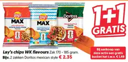 Dekamarkt Lay's chips WK flavours aanbieding