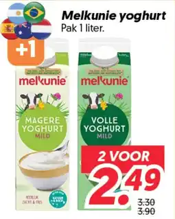 Dekamarkt Melkunie yoghurt aanbieding
