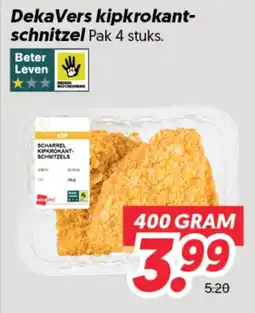 Dekamarkt DekaVers kip krokant-schnitzel aanbieding