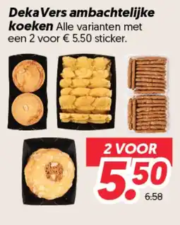 Dekamarkt Deka Vers ambachtelijke koeken aanbieding