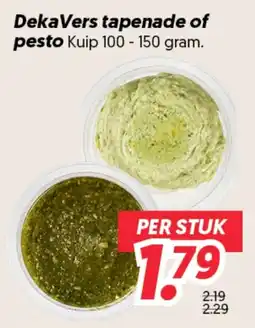 Dekamarkt DekaVers tapenade of pesto aanbieding