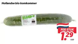 Dekamarkt Hollandse bio komkommer aanbieding
