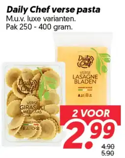 Dekamarkt Daily Chef verse pasta aanbieding