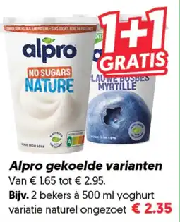 Dekamarkt Alpro gekoelde varianten aanbieding
