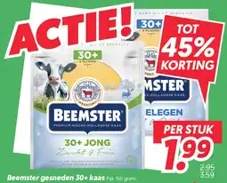 Dekamarkt Beemster gesneden 30+ kaas aanbieding