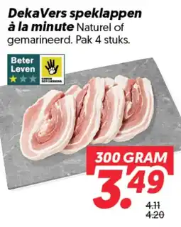 Dekamarkt DekaVers speklappen à la minute aanbieding
