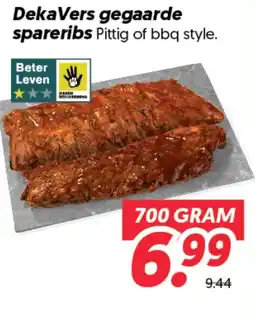 Dekamarkt DekaVers gegaarde spareribs aanbieding