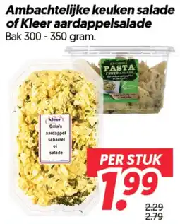 Dekamarkt Ambachtelijke keuken salade of Kleer aardappelsalade aanbieding