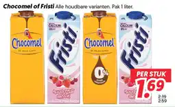 Dekamarkt Chocomel of Fristi aanbieding