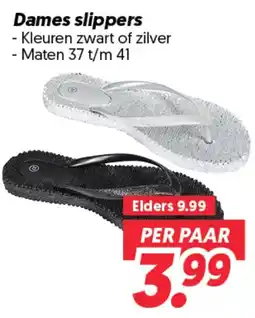 Dekamarkt Dames slippers aanbieding