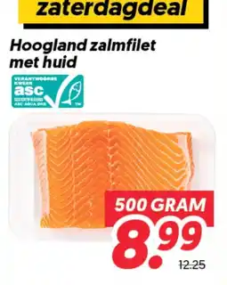 Dekamarkt Hoogland zalmfilet met huid aanbieding