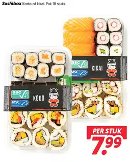 Dekamarkt Sushibox aanbieding