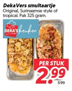 Dekamarkt Deka Vers smultaartje aanbieding