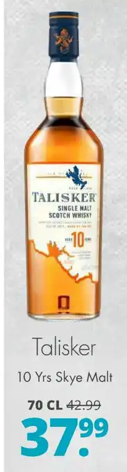 Mitra Talisker 70cl aanbieding