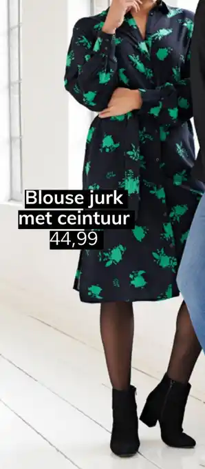 MS Mode Blouse jurk met ceintuur aanbieding