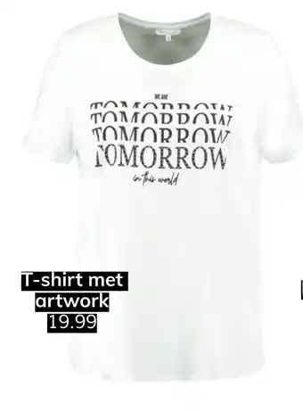 MS Mode T-shirt met artwork aanbieding