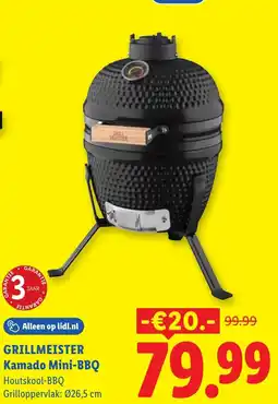 Lidl Grillmeister Kamado Mini-BBQ aanbieding