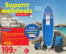 Lidl Crivit X F2 Opblaasbaar SUP-board Allround aanbieding