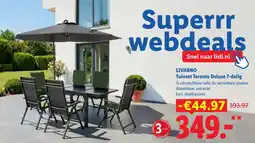 Lidl Livarno Tuinset Toronto Deluxe 7-delig aanbieding
