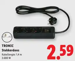 Lidl Tronic Stekkerdoos aanbieding