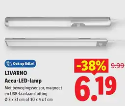 Lidl Livarno Accu-LED-lamp aanbieding