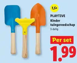 Lidl Playtive Kinder tuingereedschap aanbieding