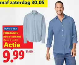 Lidl Esmara Men Heren overhemd aanbieding