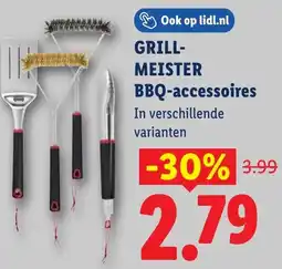 Lidl Grillmeister BBQ-accessoires aanbieding