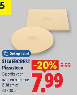 Lidl Silvercrest Pizzasteen aanbieding