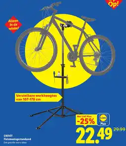 Lidl Crivit Fietsmontagestandaard aanbieding