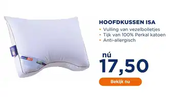 TotaalBED HOOFDKUSSEN ISA aanbieding