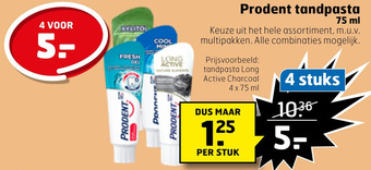 Trekpleister Prodent tandpasta aanbieding