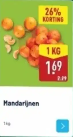 ALDI Mandarijnen aanbieding