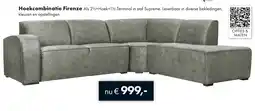 Woonsquare Hoekcombinatie Firenze aanbieding