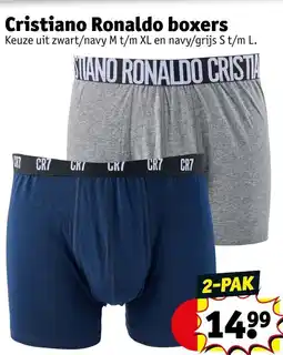 Kruidvat Cristiano Ronaldo boxers aanbieding