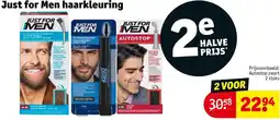 Kruidvat Just for Men haarkleuring aanbieding