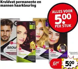 Kruidvat Kruidvat permanente en mannen haarkleuring aanbieding
