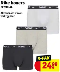 Kruidvat Nike boxers aanbieding