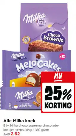 Jumbo Alle Milka koek aanbieding