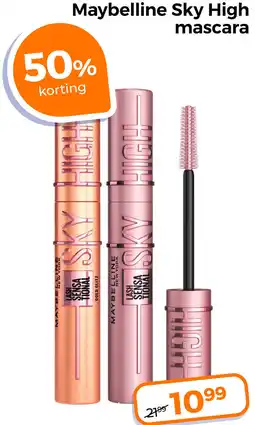 Trekpleister Maybelline Sky High mascara aanbieding