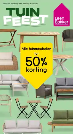 Leen Bakker Alle tuinmeubelen aanbieding