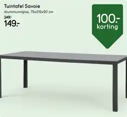 Leen Bakker Tuintafel Savoie aanbieding