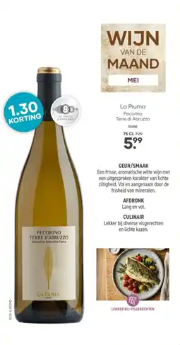 Mitra La Piuma Pecorino Terre di Abruzzo aanbieding