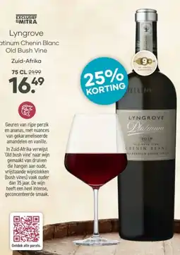 Mitra Lyngrove Platinum Chenin Blanc Old Bush Vine aanbieding