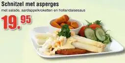 Ter Huurne Holland Markt Schnitzel met asperges aanbieding
