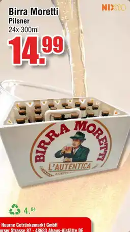 Ter Huurne Holland Markt Birra Moretti Pilsner aanbieding