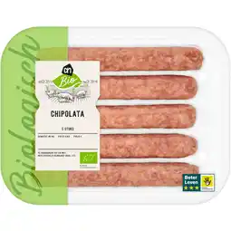 Albert Heijn AH Biologisch Varkenschipolata aanbieding
