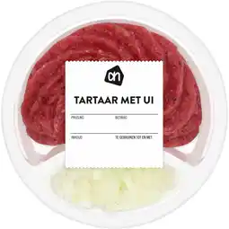 Albert Heijn AH Tartaar met uitjes aanbieding