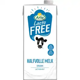 Albert Heijn Arla Lactofree halfvolle melk lactosevrij aanbieding
