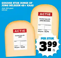Boon`s Markt GOUDSE STUK JONGE OF JONG BELEGEN 48+ KAAS aanbieding